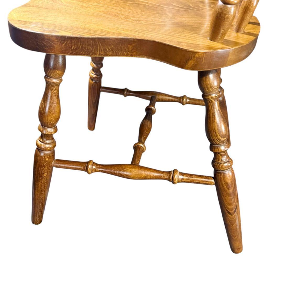 HR913 柏木工　ウィンザーチェア　ダイニングチェア　スピンドルバック