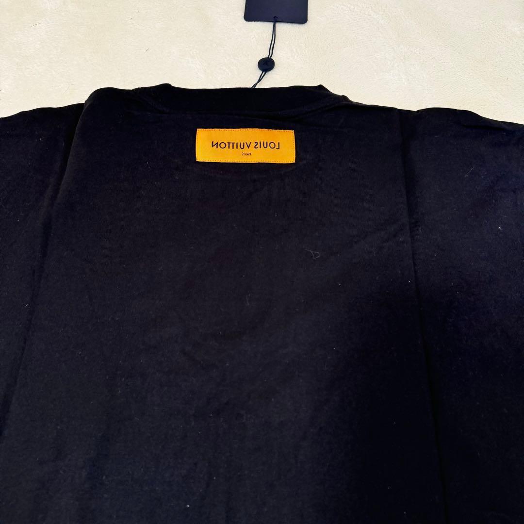 新品✨LOUIS VUITTON LIVEプリント　半袖　ブラック　Sサイズ