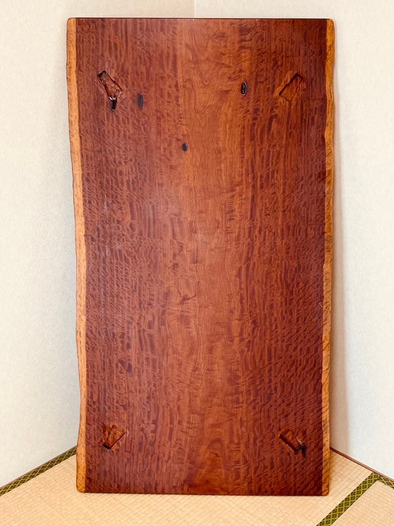 【送料込み】ブビンガ材 高級 一枚板 座卓 テーブル