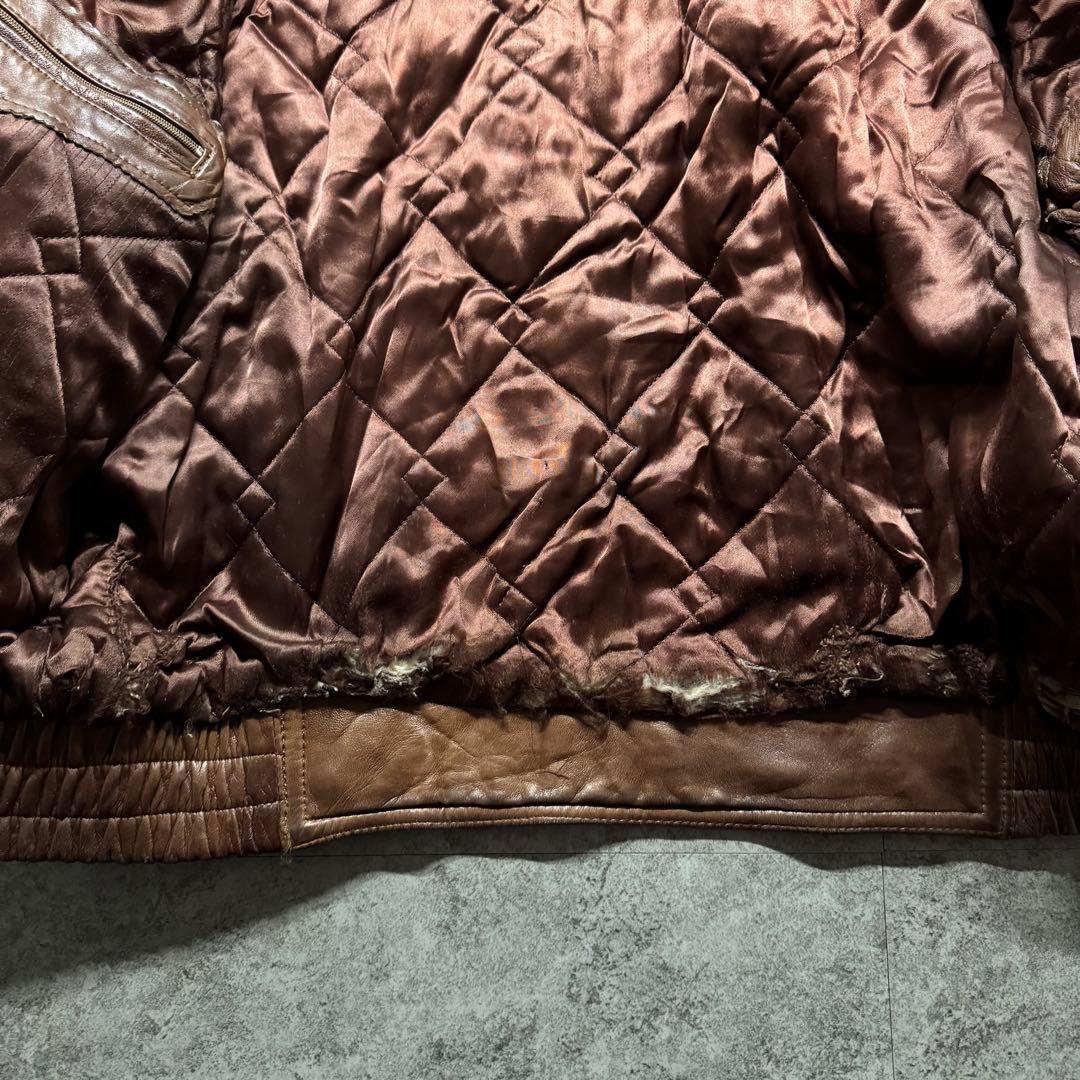 ジャケット・アウター 90s type G-1 A-2 lamb leather flight jkt