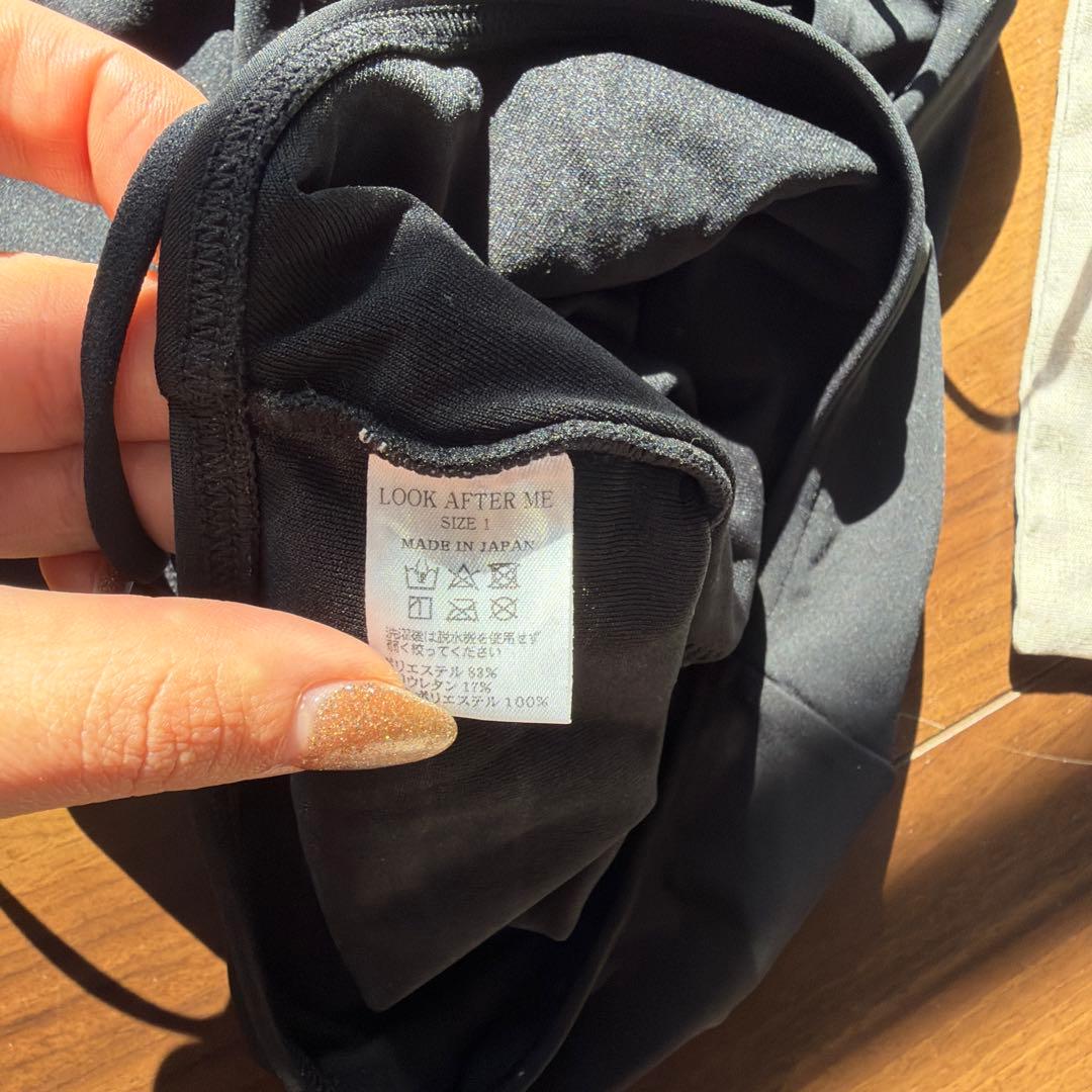 SISANDI MIES CLASSIC 黒 収納袋付水着 サイズ1