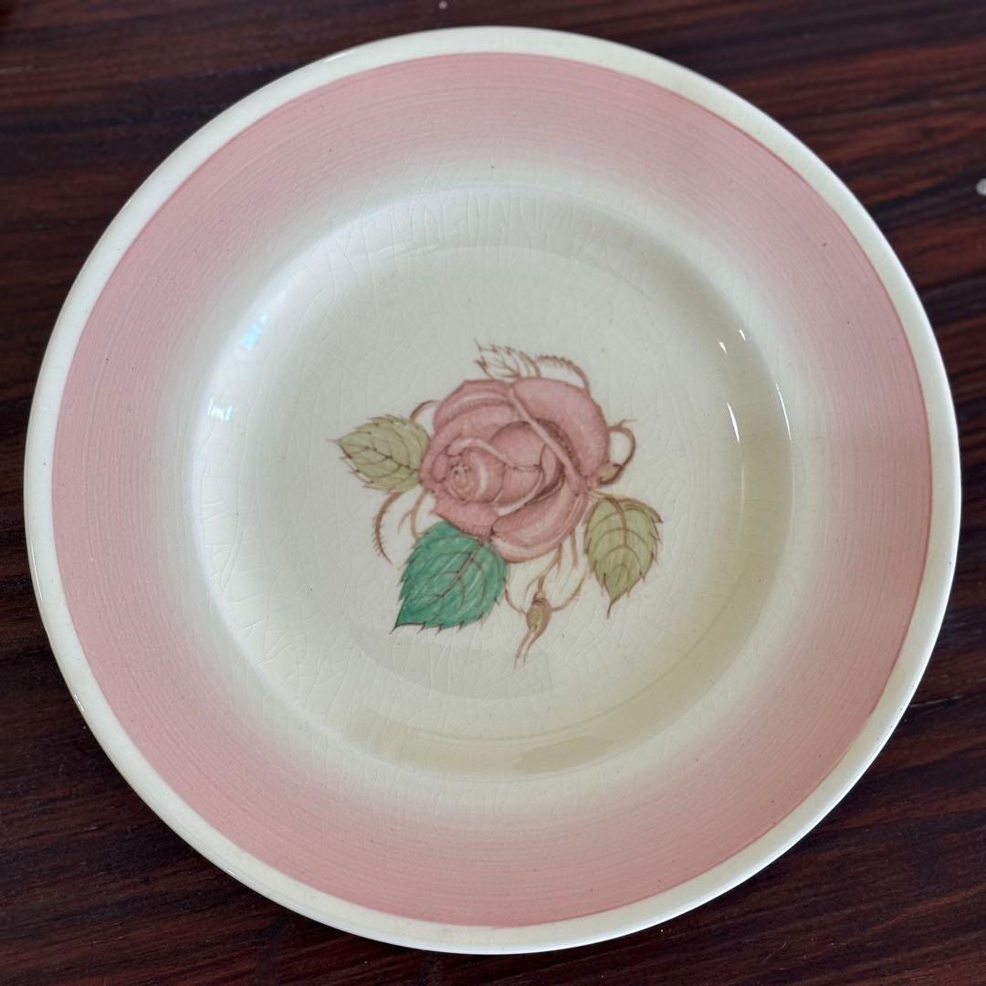 スージークーパー パトリシアローズ ピンク 17cmケーキ皿 3枚セット