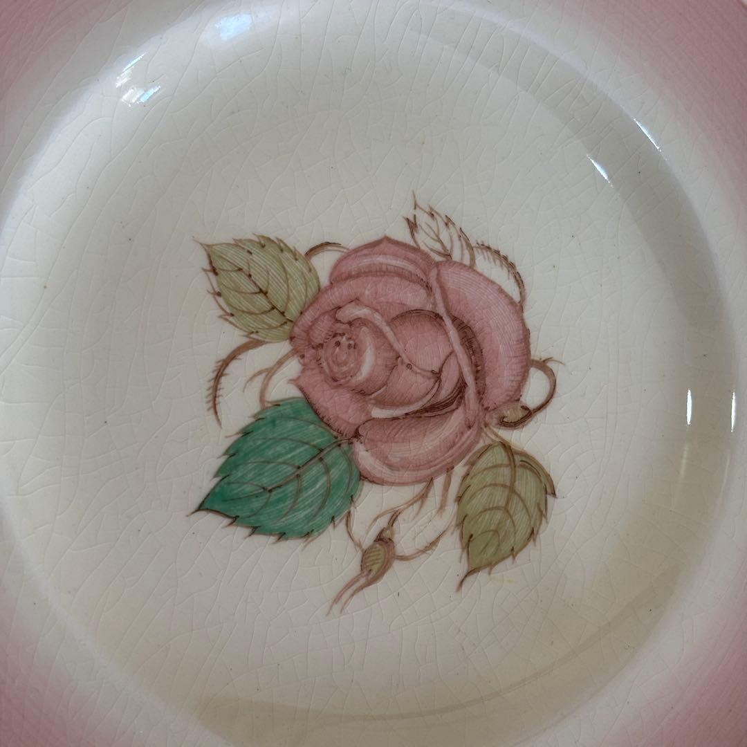 スージークーパー パトリシアローズ ピンク 17cmケーキ皿 3枚セット