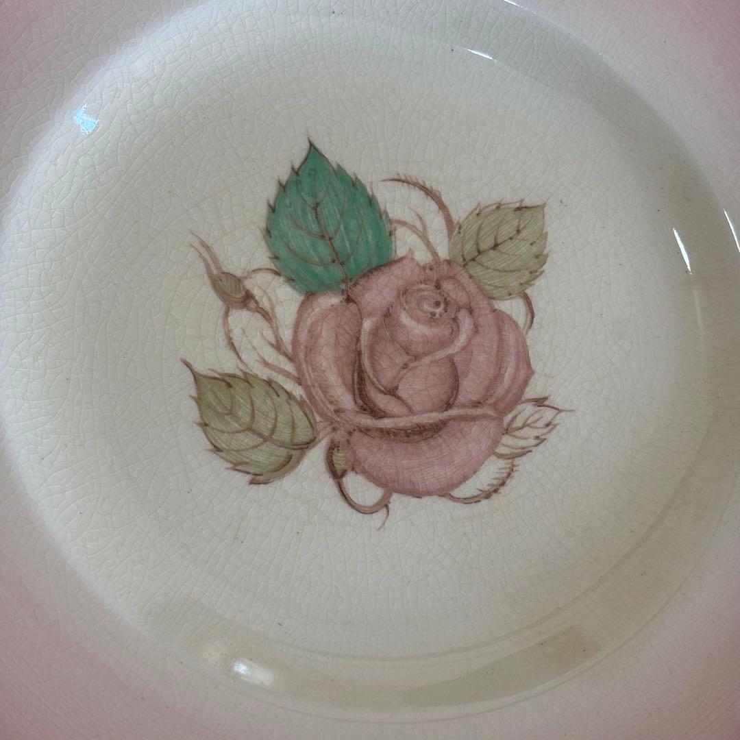 スージークーパー パトリシアローズ ピンク 17cmケーキ皿 3枚セット