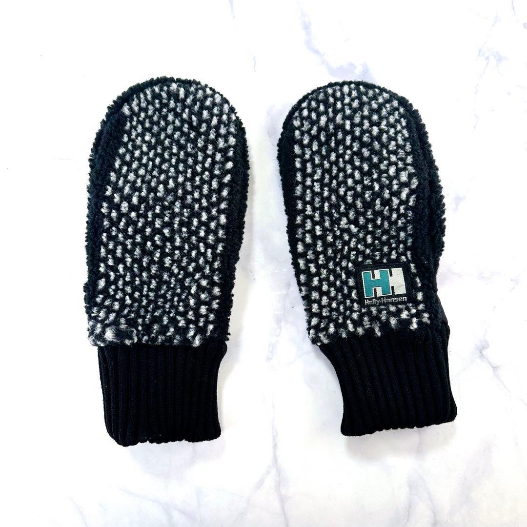 DESCENDANT × HELLY HANSEN　ボア　手袋 サイズS　黒
