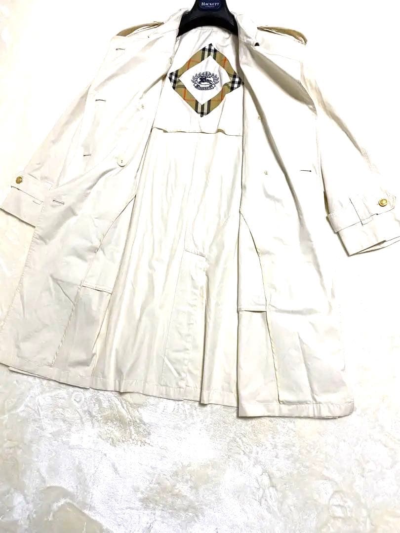 【美品】Burberrys トレンチコート　金ボタン　ノバチェック