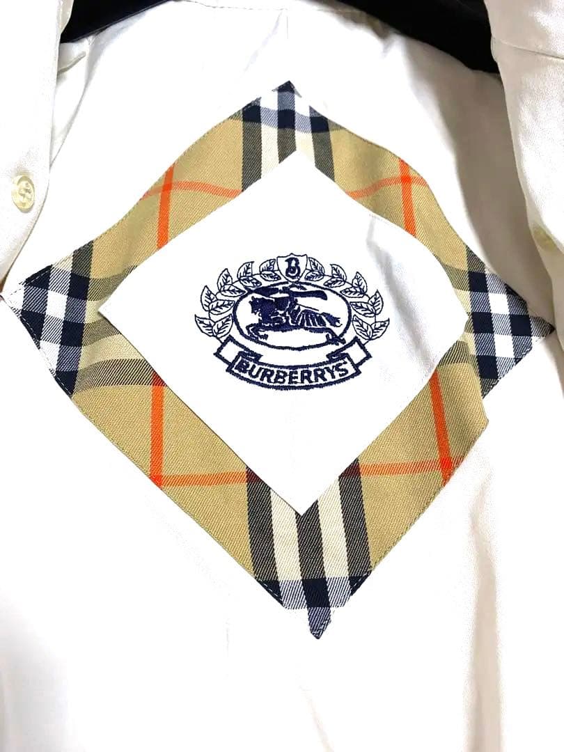 【美品】Burberrys トレンチコート　金ボタン　ノバチェック