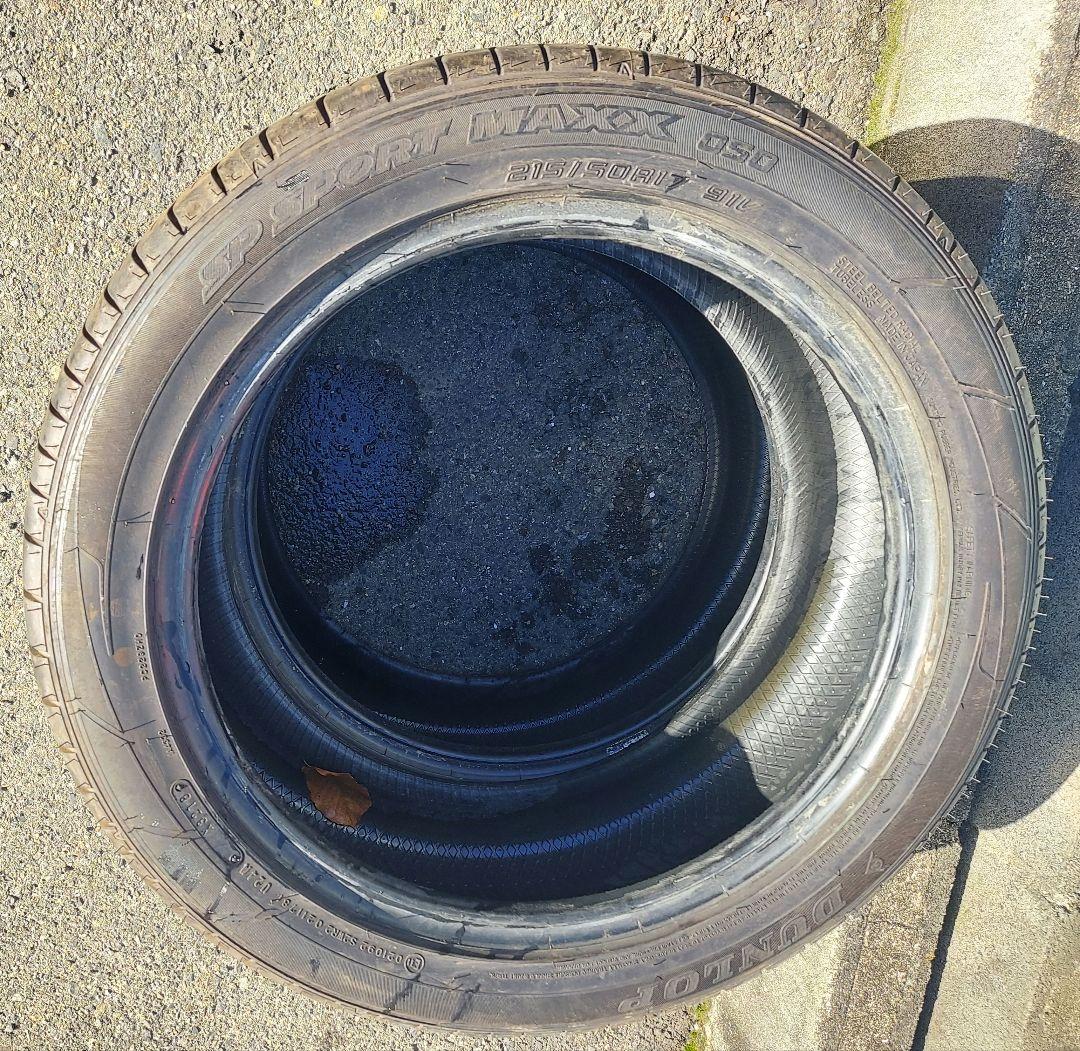 ダンロップ スポーツマックス 215/50R17インチ9分山 きれい