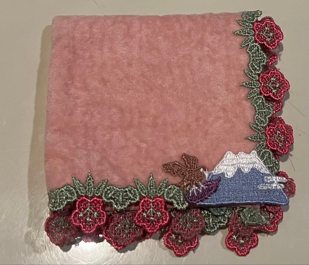 近沢レース　タオルハンカチ4枚セット