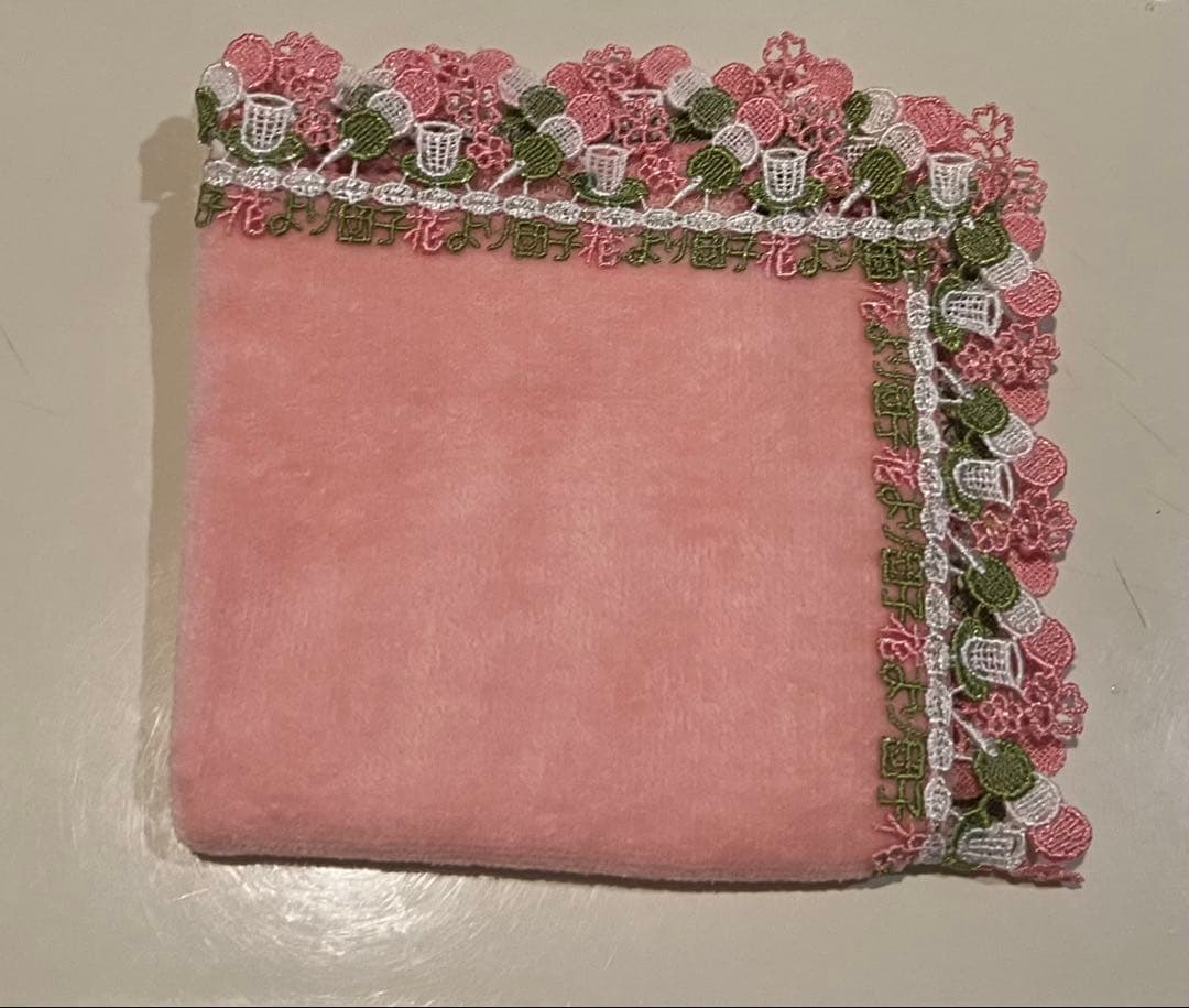 近沢レース　タオルハンカチ4枚セット