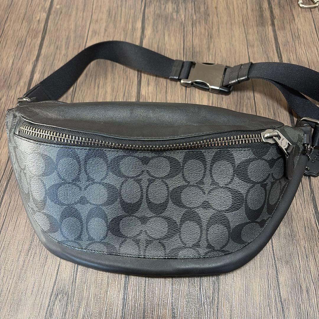 COACH ブラック グレー　バッグ