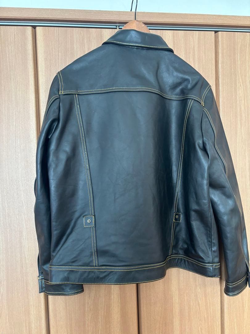 【超美品】ホースハイドレザージャケット 黒