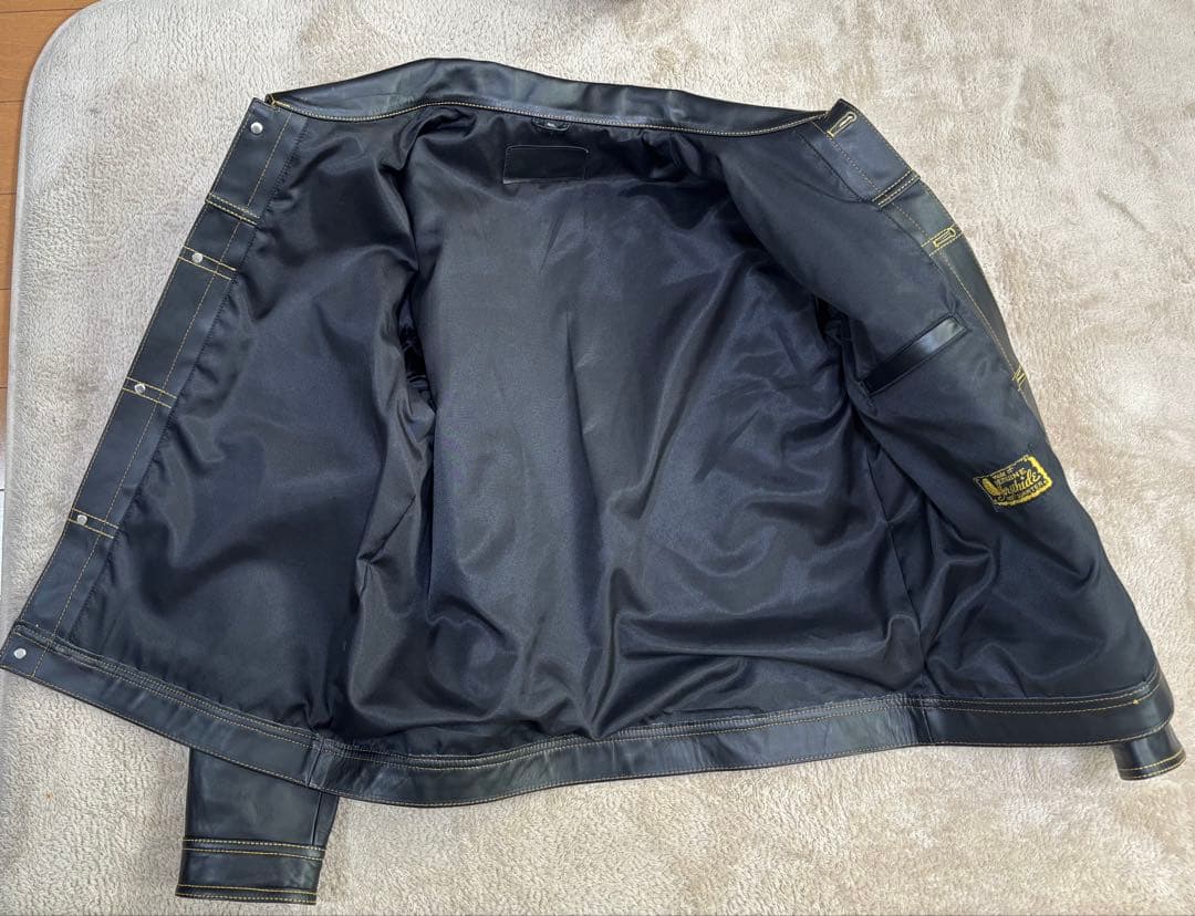 【超美品】ホースハイドレザージャケット 黒