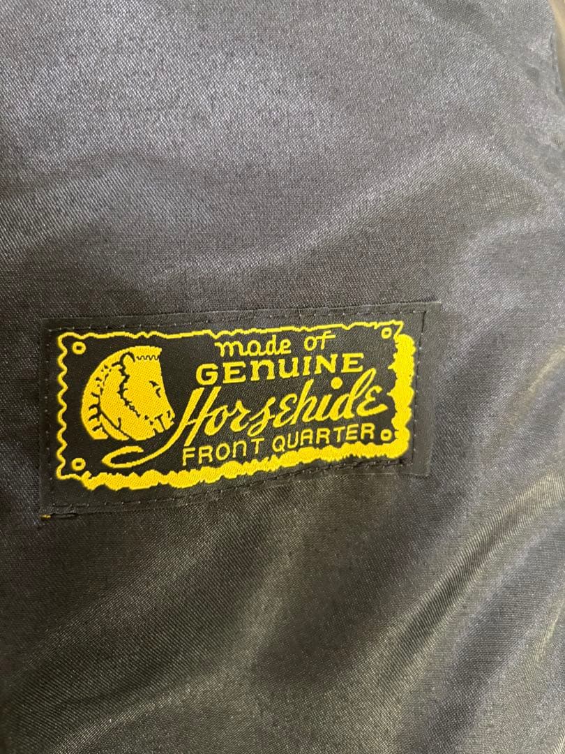 【超美品】ホースハイドレザージャケット 黒