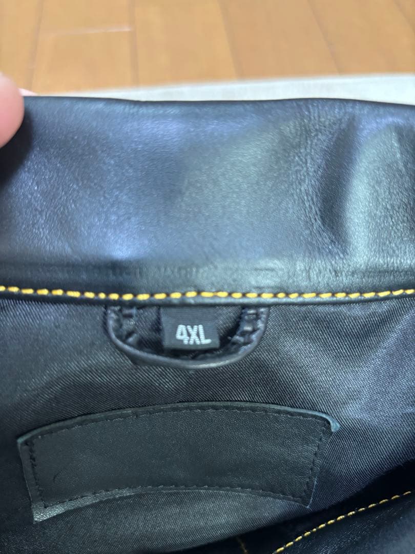 【超美品】ホースハイドレザージャケット 黒