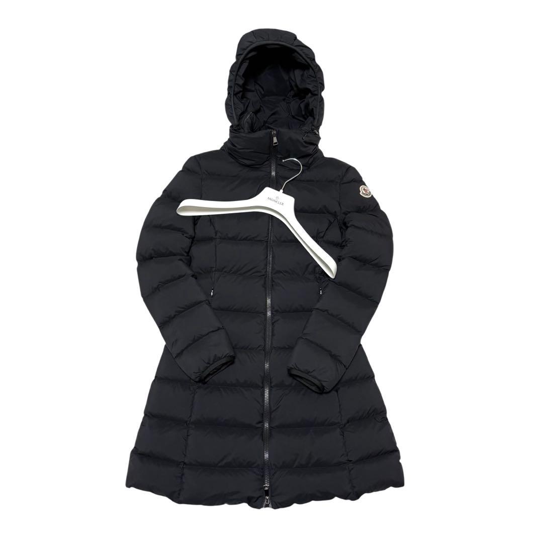 【極美品】モンクレール　ジエ　GIE ロングダウンジャケットブラック 00