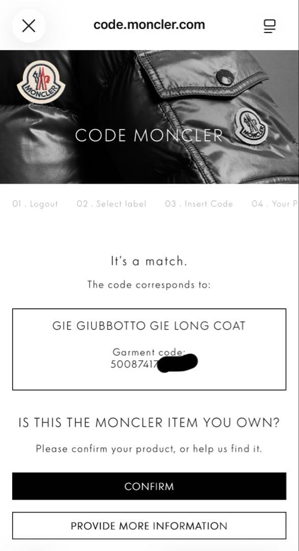 【極美品】モンクレール　ジエ　GIE ロングダウンジャケットブラック 00