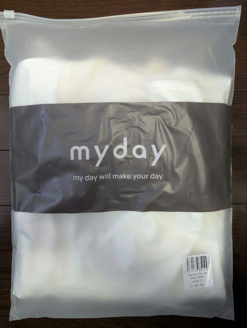 【新品】my day プレミアムノンアイロン長袖Tシャツ XL
