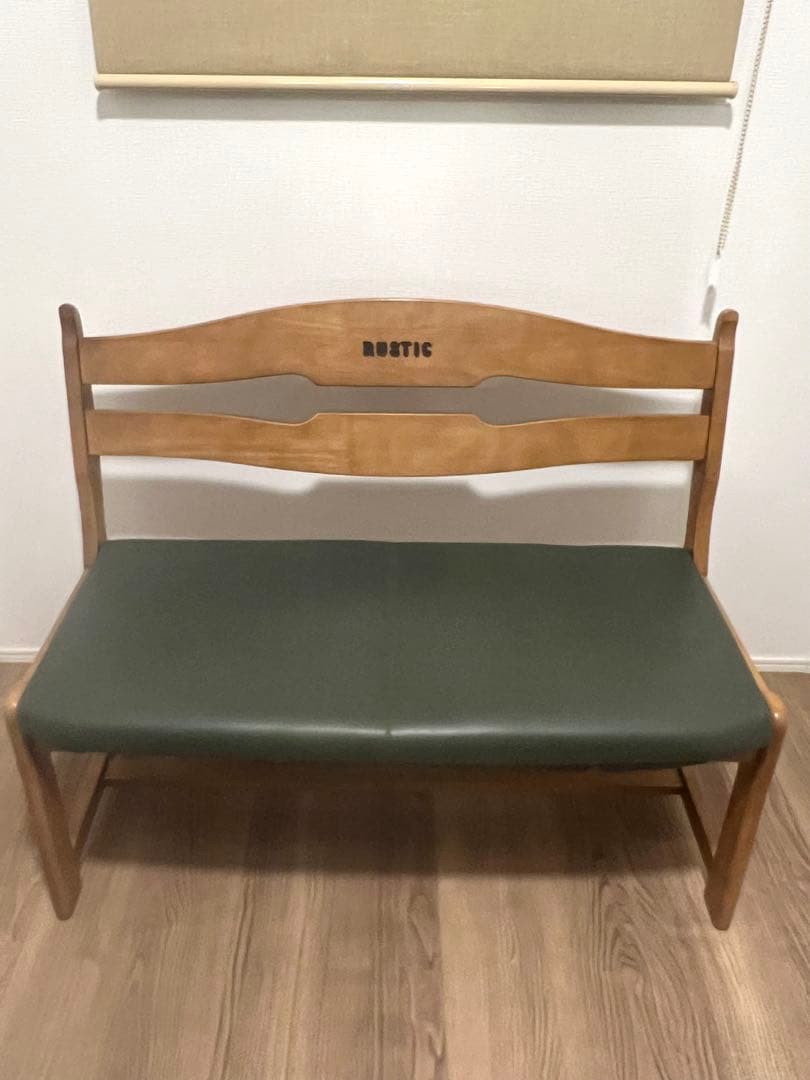 期間限定値下げ！カリモク 木製ベンチ RUSTICシリーズ 2人掛け