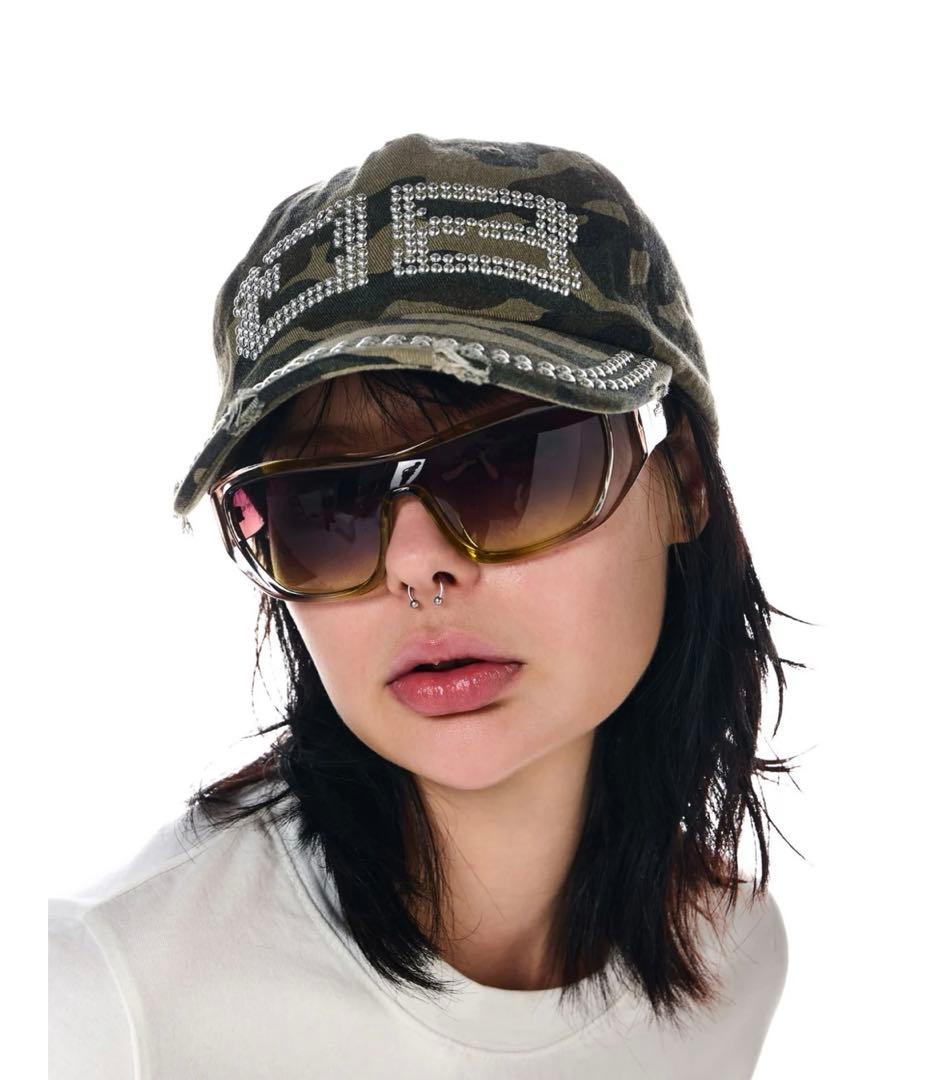 正規品 BEEDEN STUDS DAMAGE CAP キャップ