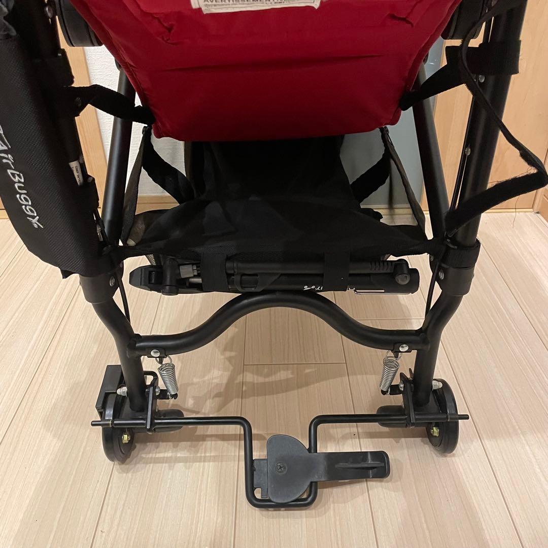 付属品多数 AirBuggy エアバギー ココブレーキ レッド ベビーカー