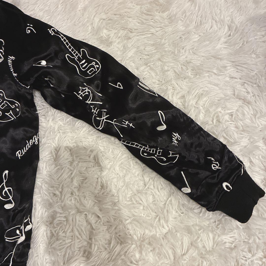 RUDE GALLERY スカジャン マリア 音符 刺繍 リバーシブル