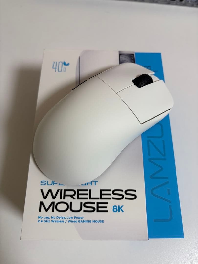 LAMZU Inca ホワイト ゲーミングマウス