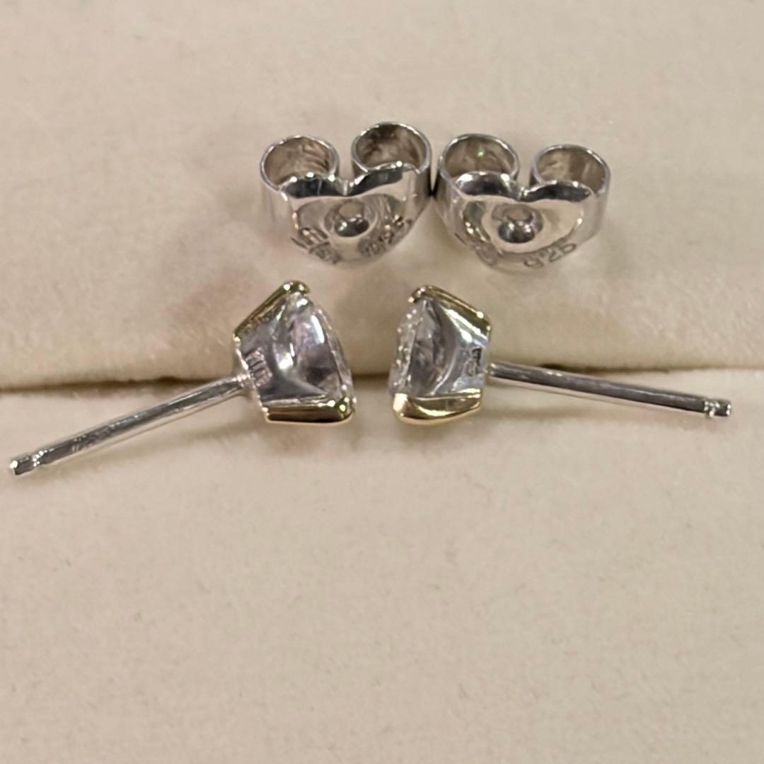 Star jewelry ハート　ピアス　k18 / 925