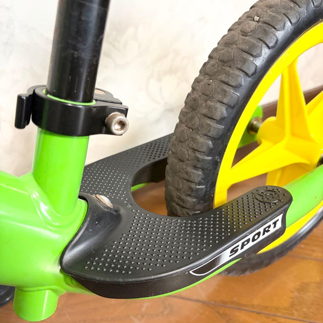 ストライダー スポーツ グリーン 12インチ スノーアタッチメント付