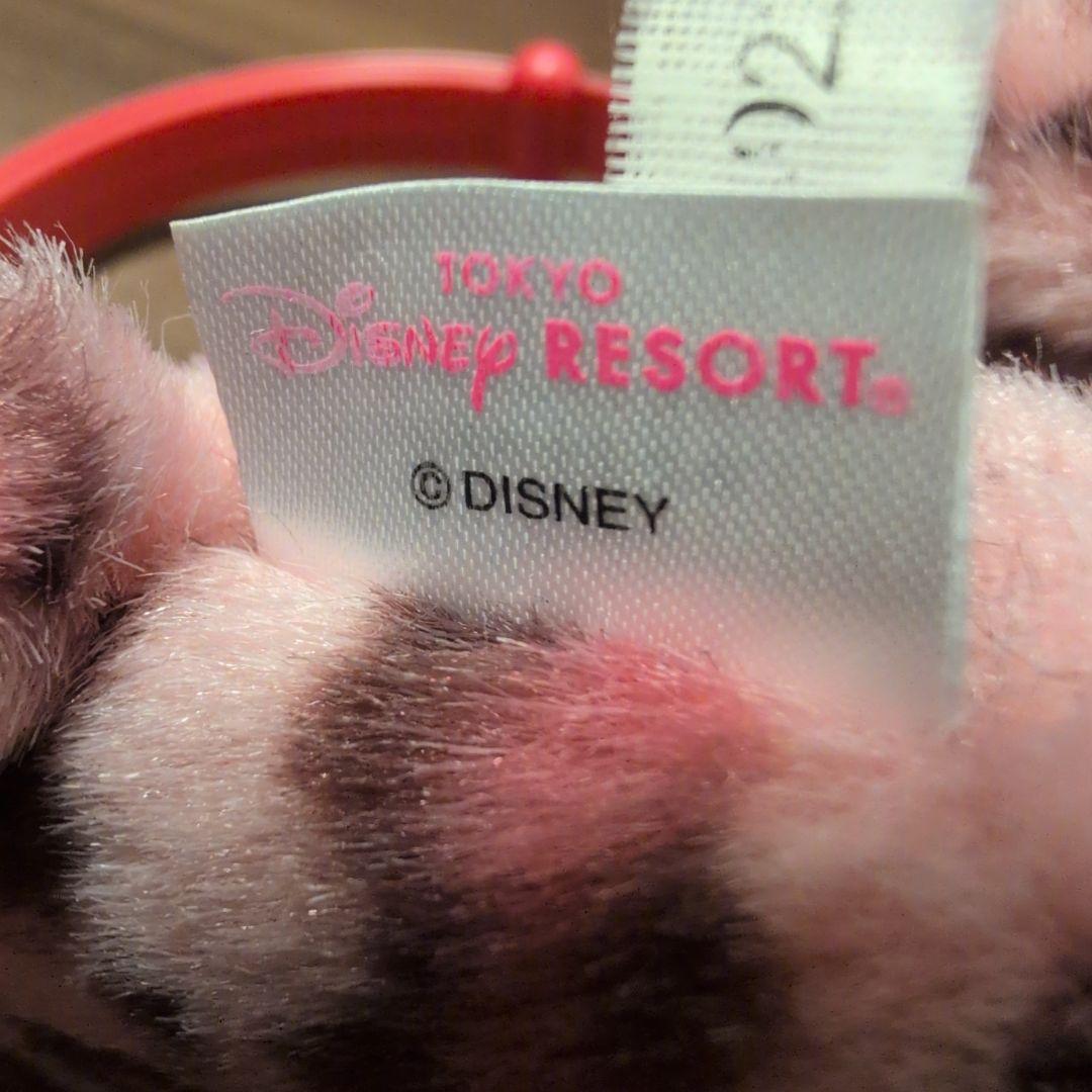 ディズニー　ミッキー　ヒョウ柄　イヤーマフ　手袋セット