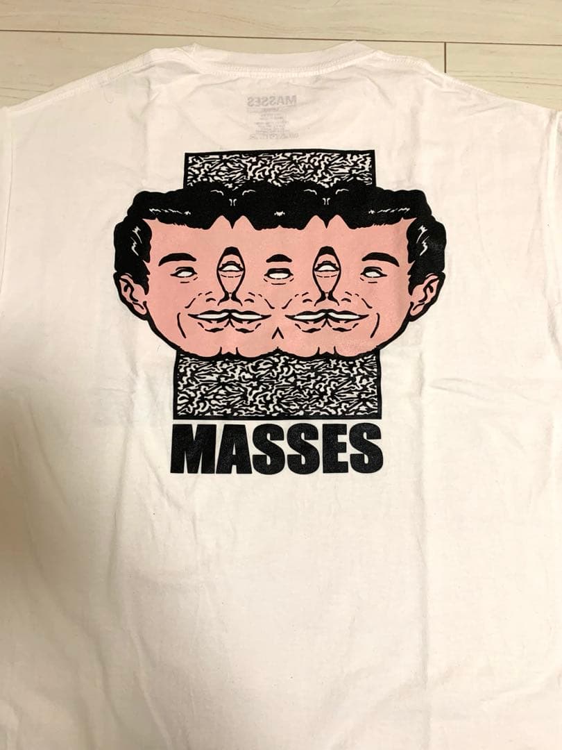 激レア 希少 MASSES THREE FACE SS TEE サイズL