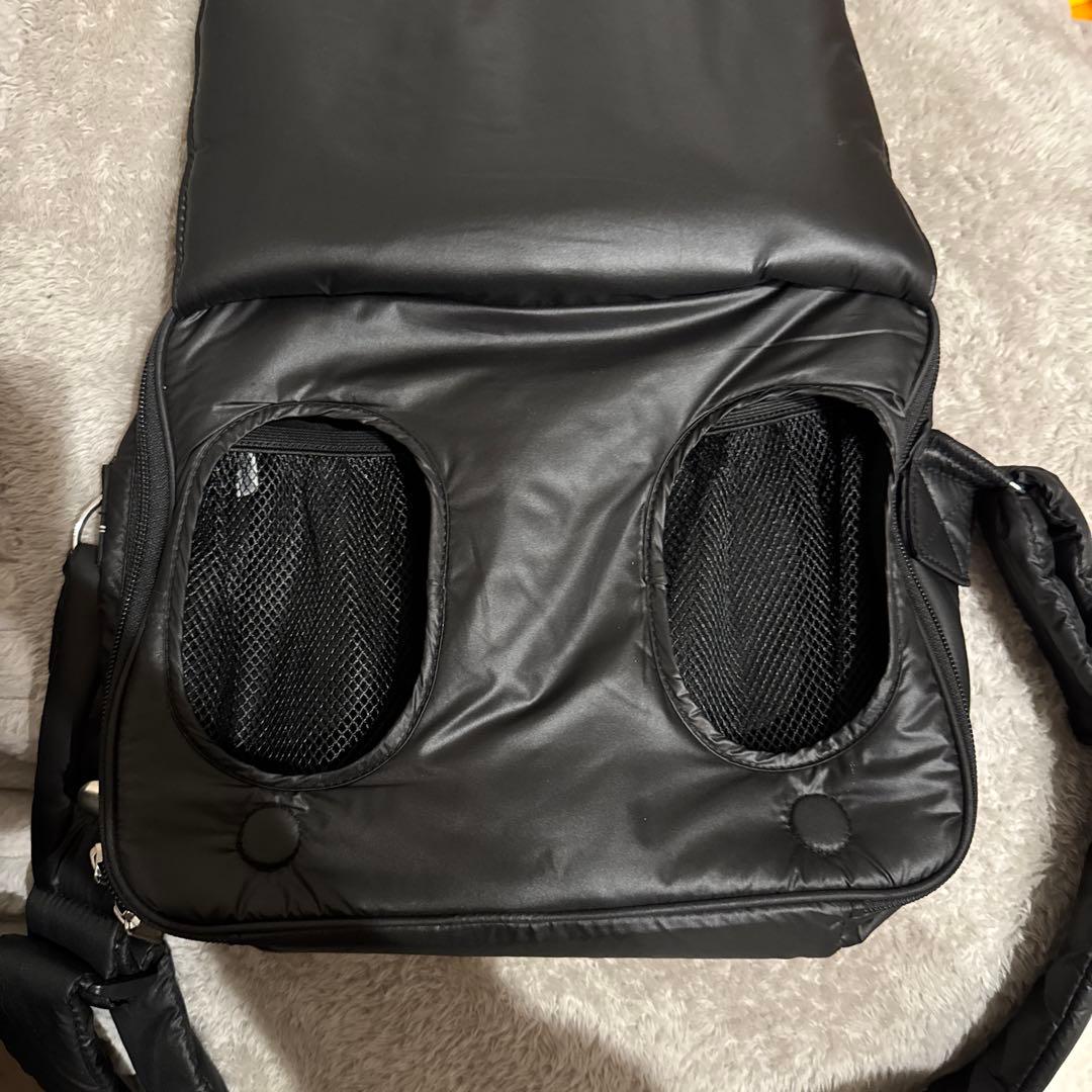 【美品】calin マザーズバッグ　黒　マグネットタイプ