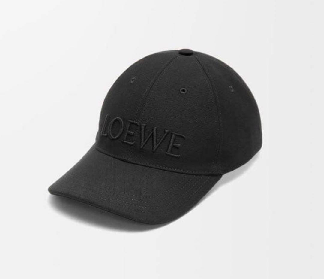 anim　loewe キャップ　帽子　ロエベ　ブラック