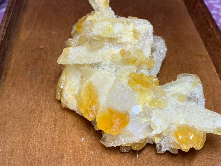 天然非加熱　シトリン原石