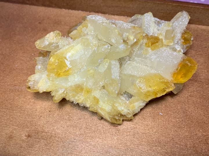 天然非加熱　シトリン原石