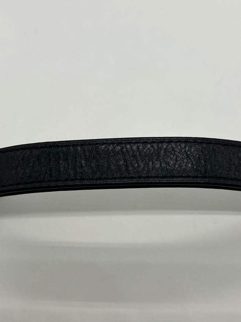 クロムハーツ 3ボタン2スナップ ブレスレット スターボタン レザー SV925