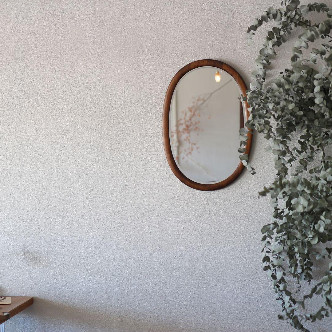 Karimoku / カリモク家具　マットな木枠　鏡