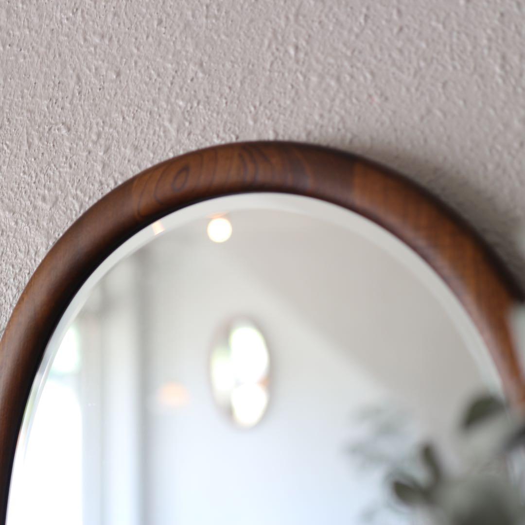 Karimoku / カリモク家具　マットな木枠　鏡