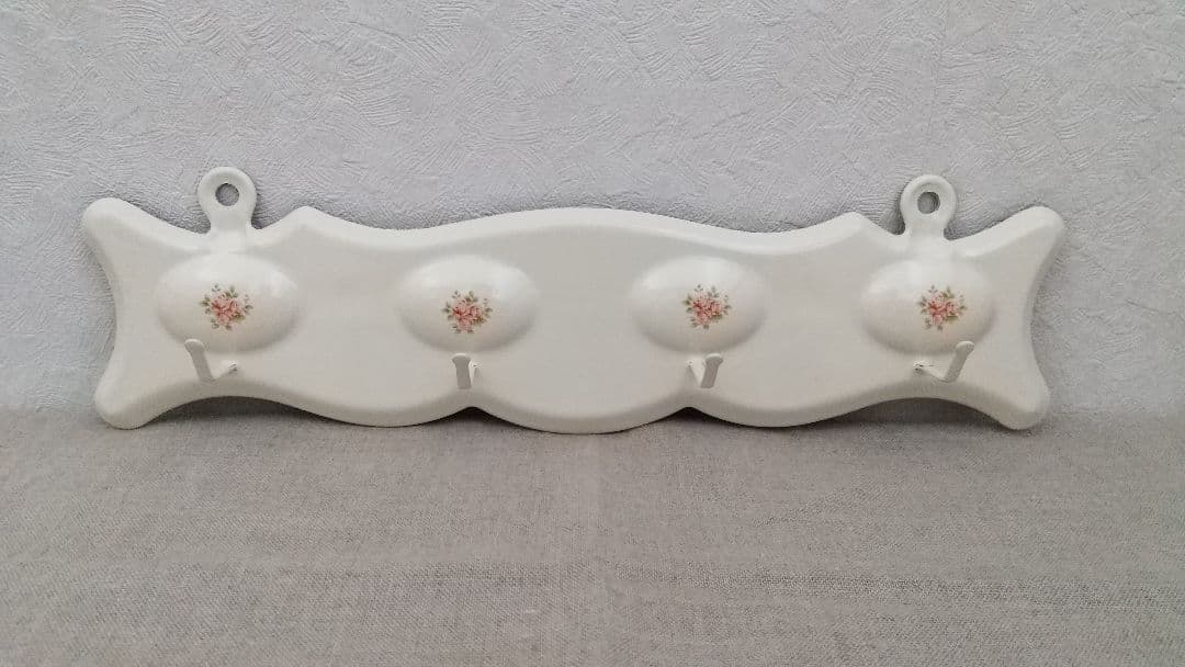 iman イマン【リボン】ホーローアンティークフック トーションフック