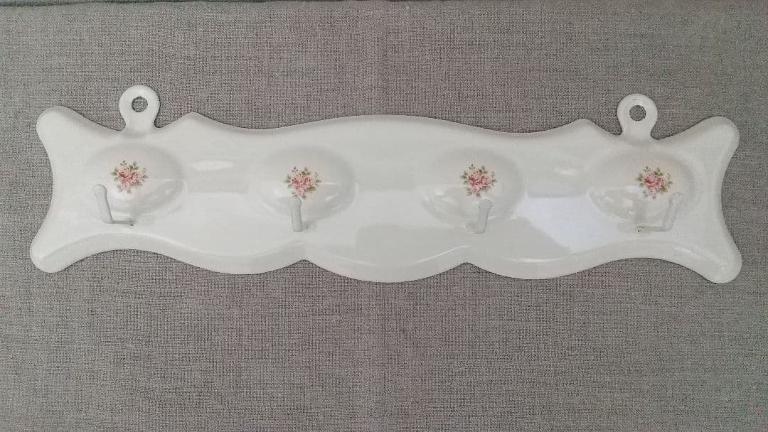 iman イマン【リボン】ホーローアンティークフック トーションフック