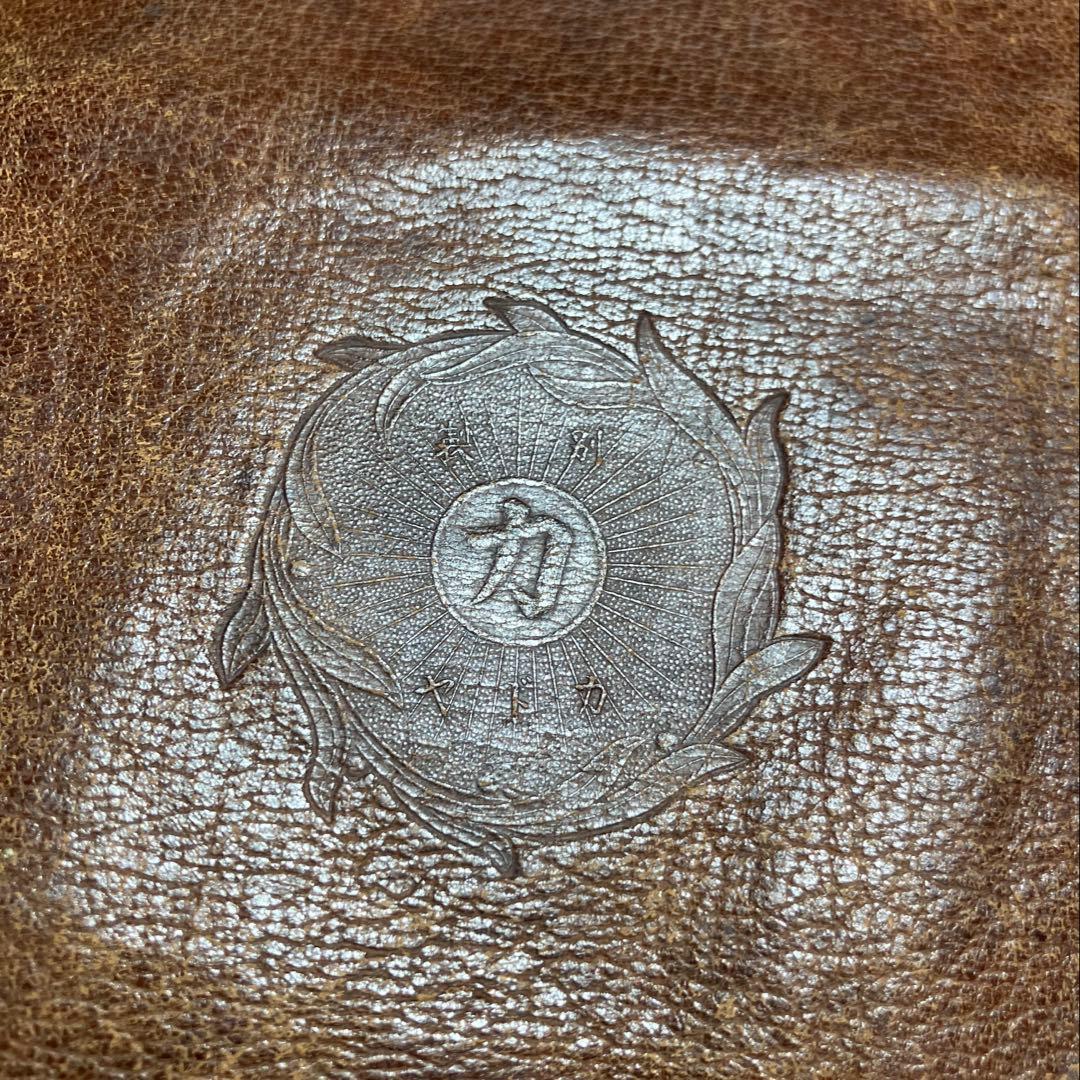 ヴィンテージ 革 座布団 2枚