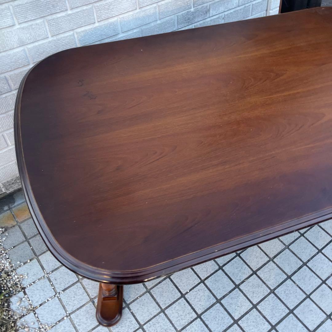 北欧レトロ カリモク 大型 木製ダイニングテーブル ビンテージ ヴィンテージ