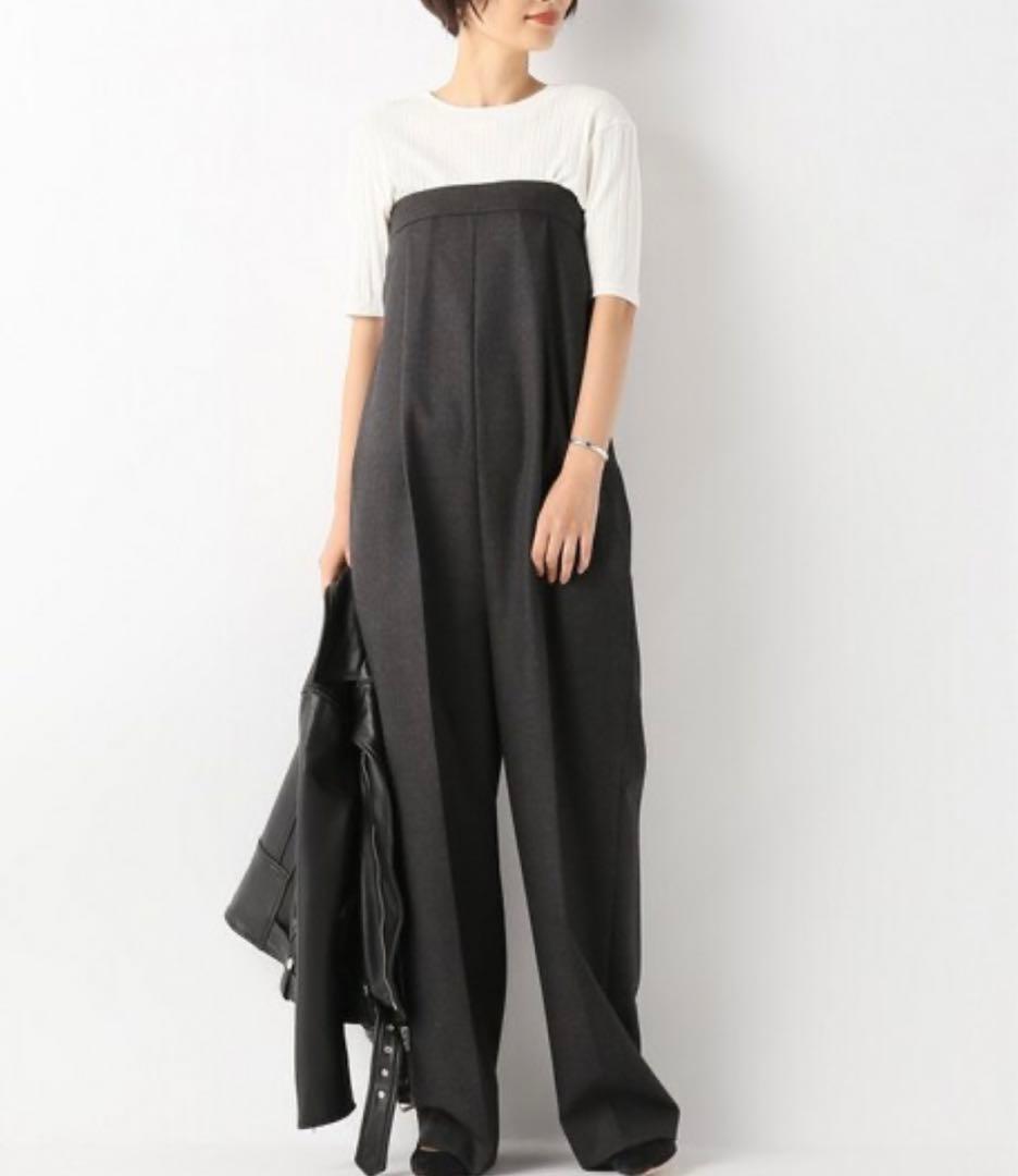 ATON◆オールインワン/2/ウール/GRY/