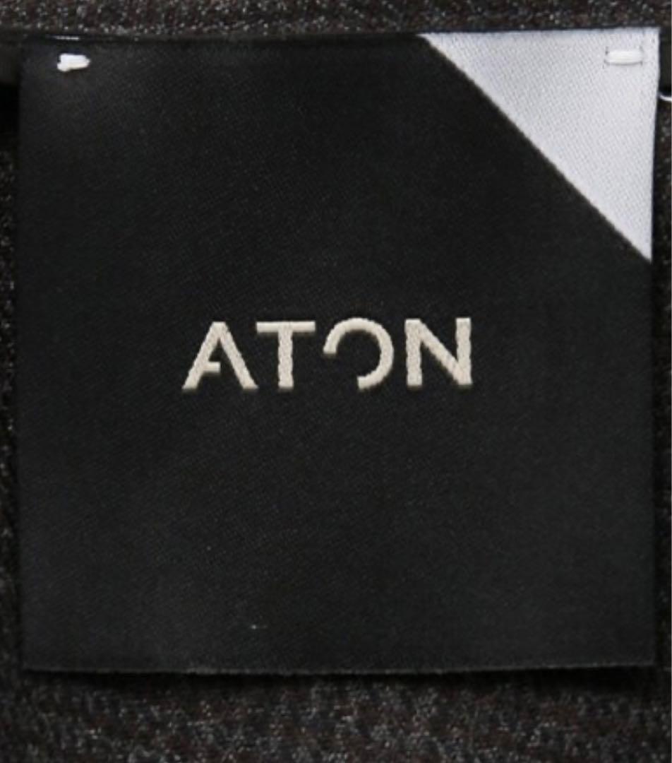 ATON◆オールインワン/2/ウール/GRY/