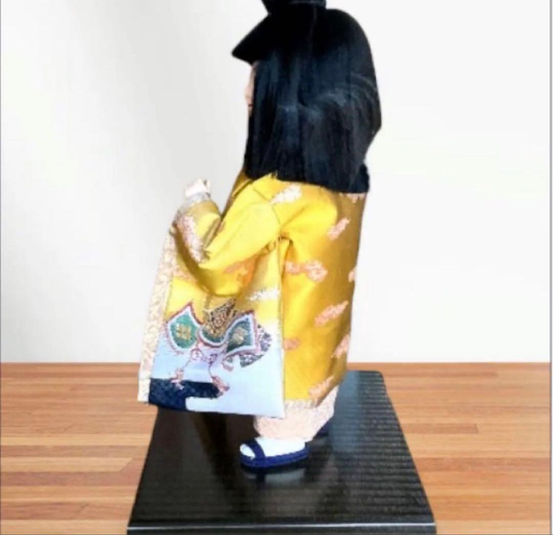 五月人形 夢わらべ 嘉房作 陶器製 ガラスケース付 人形高さ約33cm