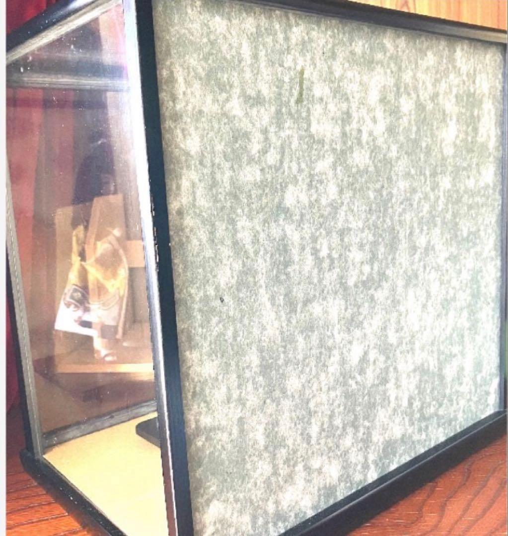 五月人形 夢わらべ 嘉房作 陶器製 ガラスケース付 人形高さ約33cm