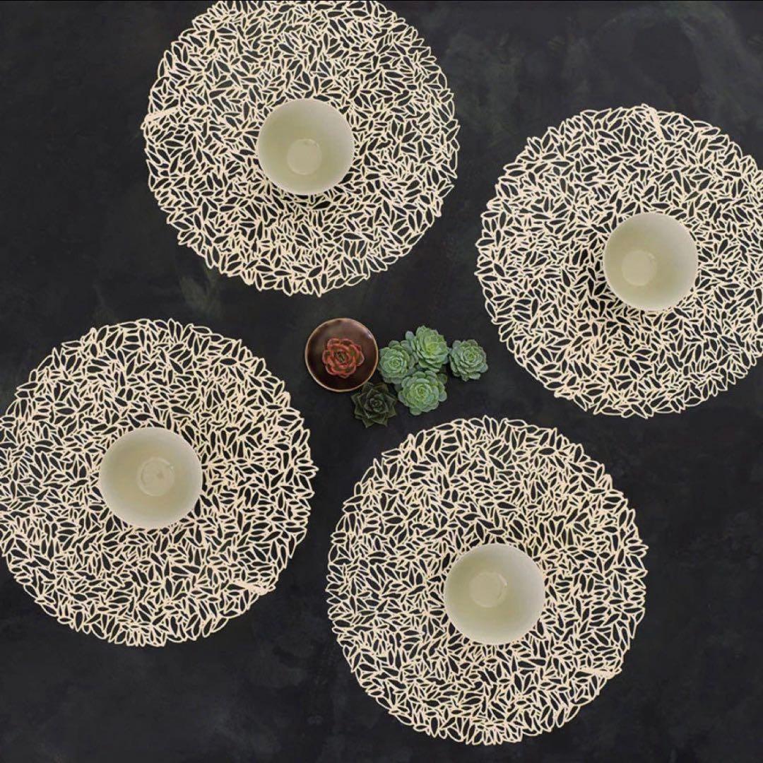 未使用タグ付き❤️チルウィッチ❤️ランチョンマット❤️ペタル❤️シャンパン　4枚