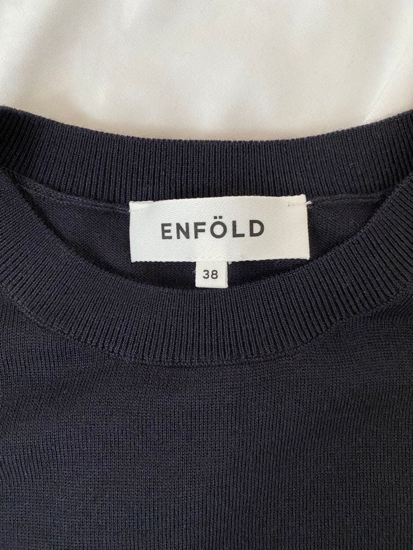 25AW　エンフォルド　サークルプルオーバー 38 ニット