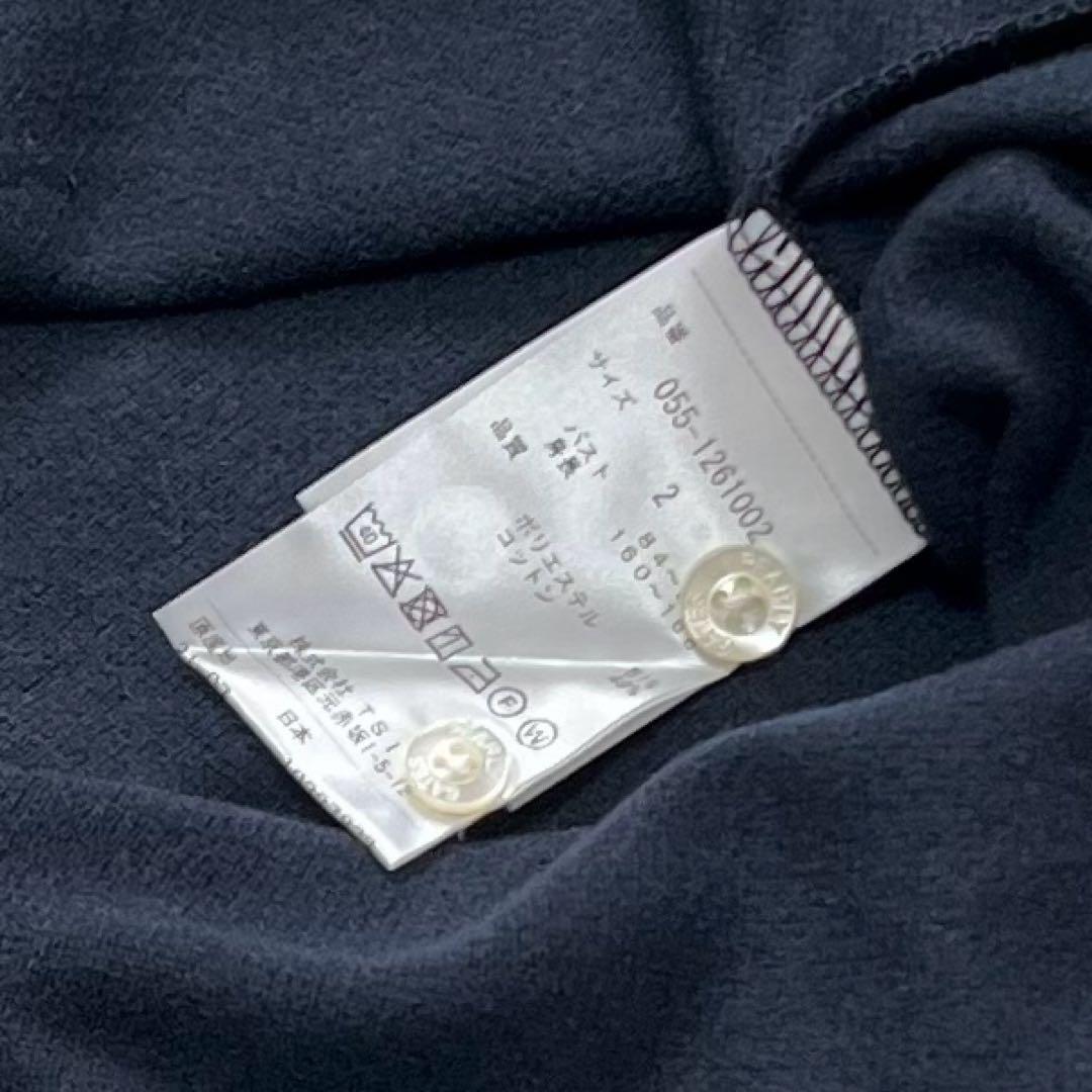 PEARLYGATESポロシャツ　ネイビー系　サイズ2