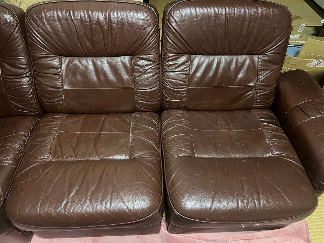 アメリカンヴィンテージソファ大型4人掛け